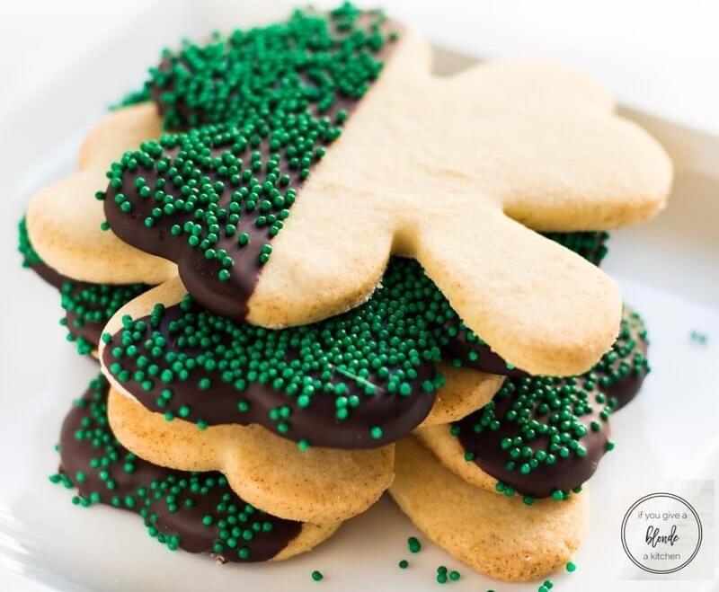 shamrock cookies
