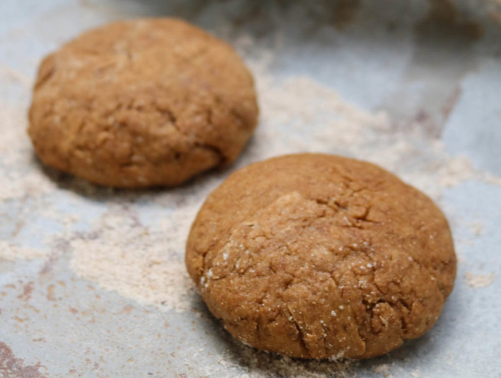 Step 3 – shape the dough into buns